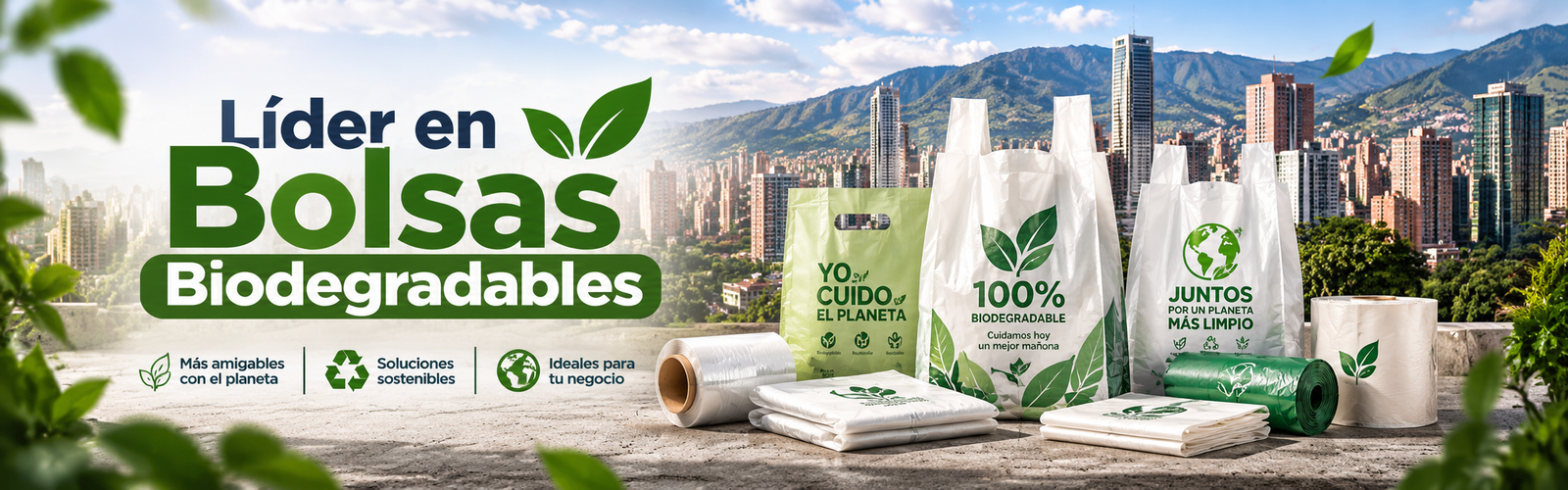líder en bolsas biodegradables en medellín